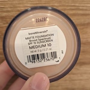 NEW Never Opened Matte Medium bareMinerals Foundation